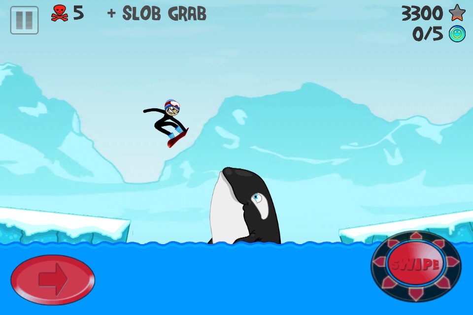 Stickman Snowboarder™ screenshot 3