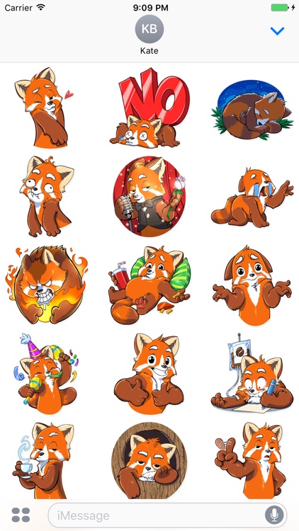 Fiery Bob! Stickers