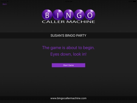 Bingo Caller Machine screenshot 2