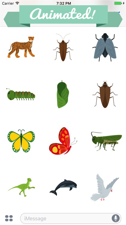 Animated Animal Stickers