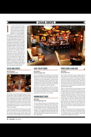 Cigar Snob Magazine screenshot 4