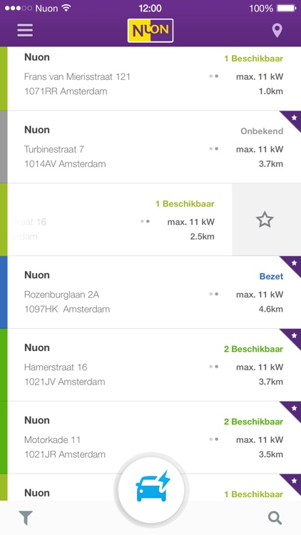 Nuon Laadpunten