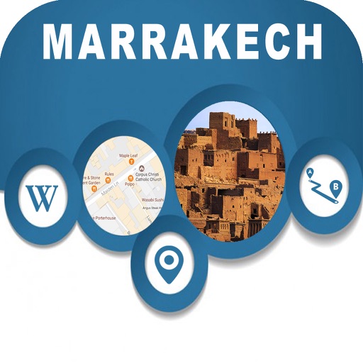 Marrakesh Morocco Offline CityMap Navigation iOS App