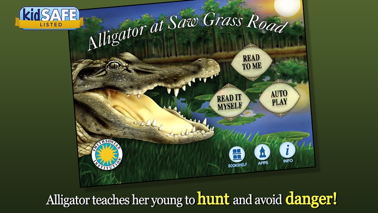 Alligator at Saw Grass Road - Smithsonian's