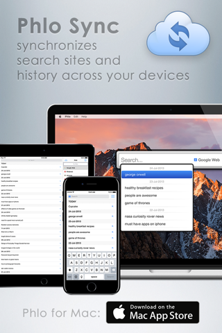 Phlo - Quick web search browser screenshot 4