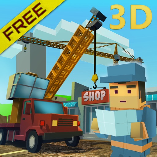 Block City Simulator: Construction Crew Icon