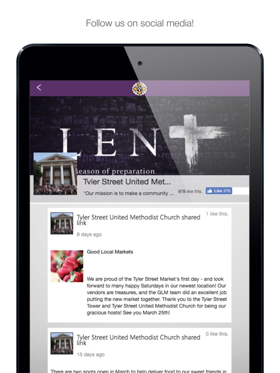iPad Image of Tyler Street Church - Dallas