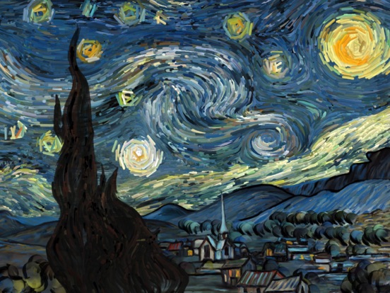 Starry Night Interactive Animation screenshot