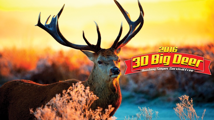 2016 3D Big Deer : Hunting Sniper Survival Free