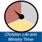 This application will provide you a timer for each meeting