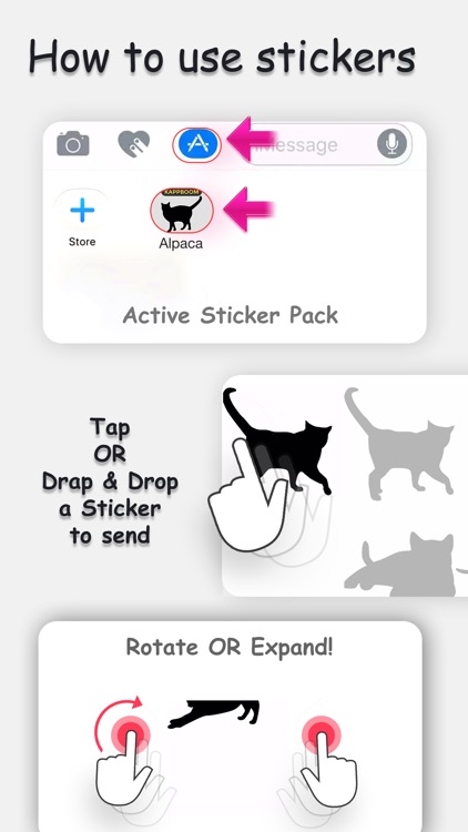 Cat Shadow Stickers