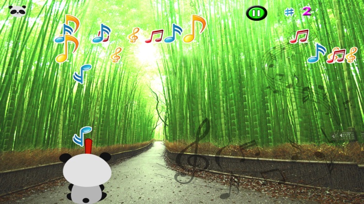 A Panda Collect Musical Notes PRO