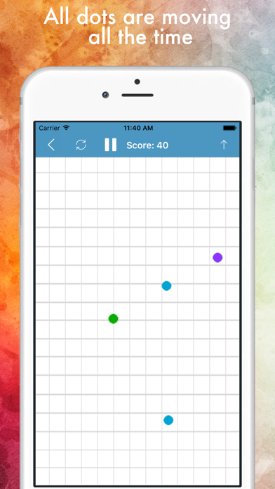 Balls Collision - avoid clashes between the dots! screenshot 2