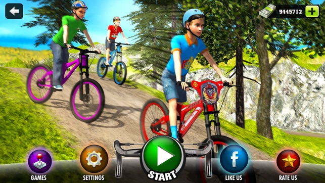 Uphill Bicycle Rider Kids - Offroad Mountain Climb(圖1)-速報App