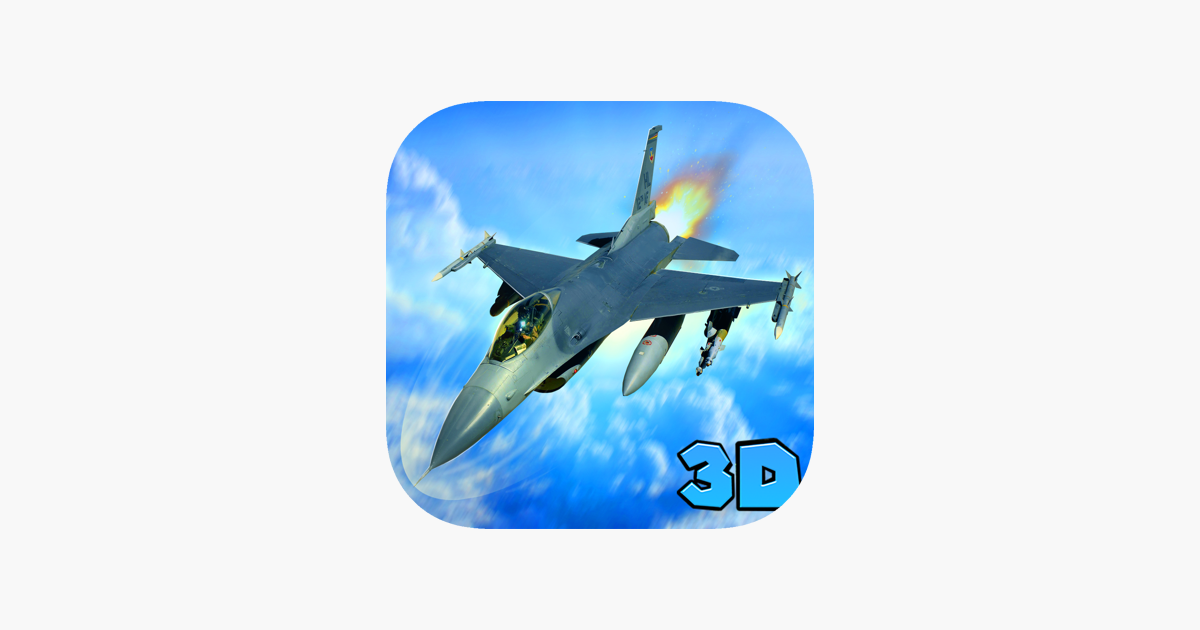 App Store 上的 F16喷气式战斗机飞行模拟3d
