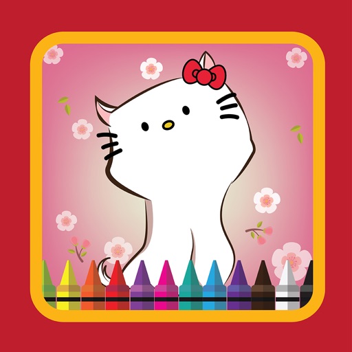 Drawing and Coloring for Cute Kitty Edition iOS App