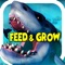 Hunt other fish and sea creatures, feed and grow into larger beasts