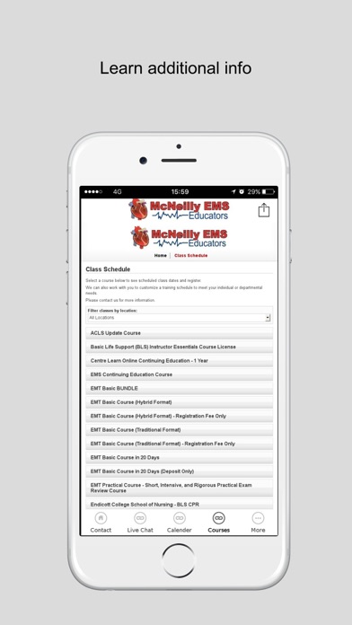 How to cancel & delete McNeilly EMS Educators from iphone & ipad 4
