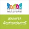 The Jennifer Archambeault app empowers her real estate business with a simple-to-use mobile solution allowing clients to access her preferred network of vendors and stay up to date with the latest real estate updates