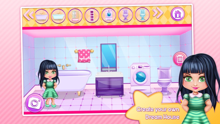 Dollhouse Games for Girls: Design Your Own House screenshot-3