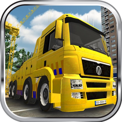 City Construction Crane Simulator FREE - Urban Site Parking Test iOS App
