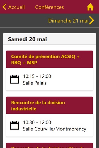 ACSIQ Congrès 2017 screenshot 2