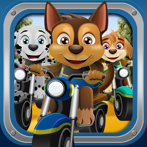 Pups Stunt Bike Rescue Patrol – Race Game for Free Icon