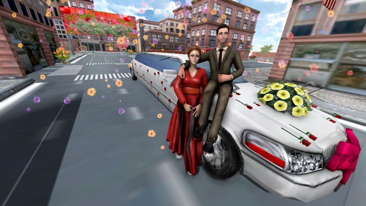 Limousine Car Wedding 3D Sim