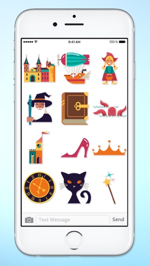 Once Upon a Time Fairy Tale Icon Sticker Pack(圖5)-速報App