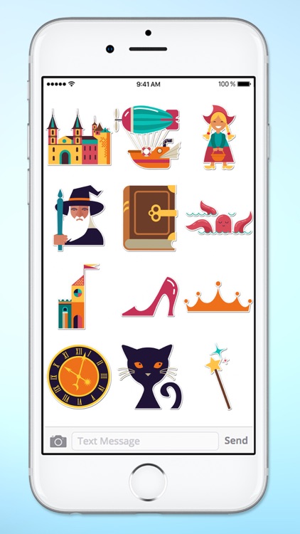 Once Upon a Time Fairy Tale Icon Sticker Pack screenshot-4
