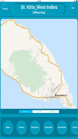 St. Kitts West Indies Offline City Maps Navigation(圖1)-速報App