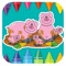 Coloring Book For Family Farm Pep Pig Version