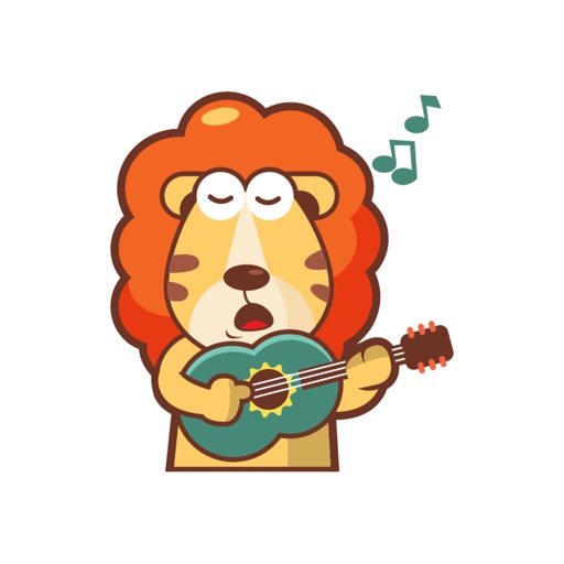 Lionel The Lion stickers by pecellele pencil icon