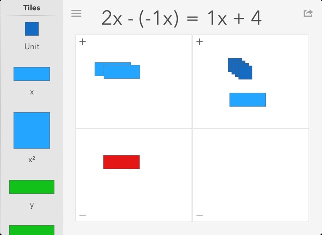 Algebra Tiles: Visualize Math(圖3)-速報App