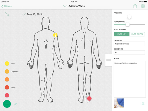 Massage Therapist Notebook screenshot 3