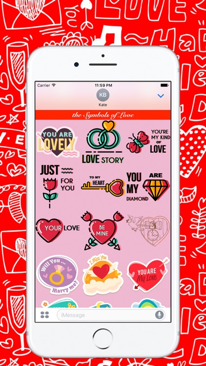 "Love" - Stickers for iMessage screenshot-4