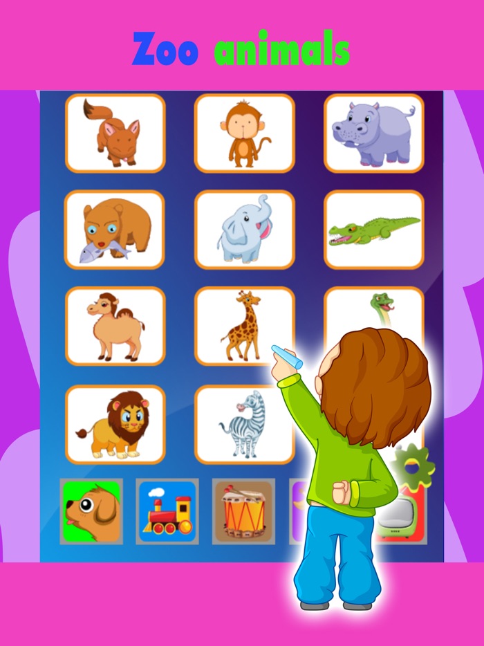 Animals puzzle games for toddlers