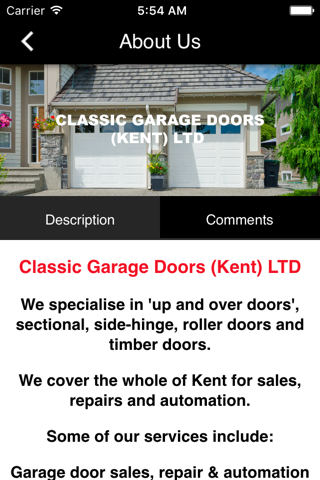 Classic Garage Doors Kent Ltd screenshot 2