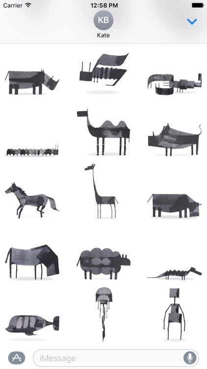 Calligraphy Animals Two