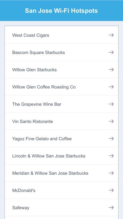 San Jose Wifi Hotspots