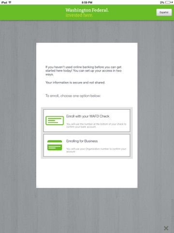 Washington Federal for iPad screenshot 3