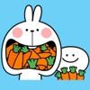 Rabbit Carrot Sticker