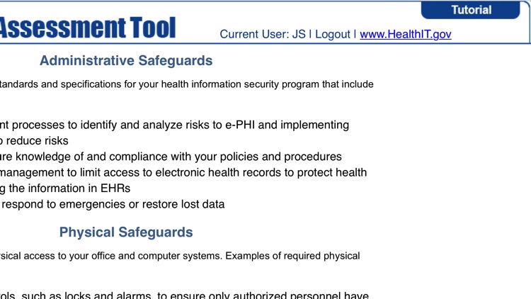 HHS SRA Tool