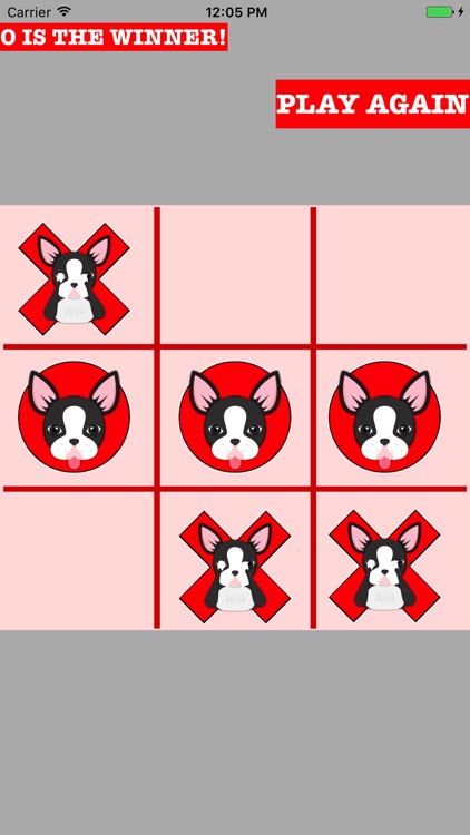 Boston Terrier Tic Tac Toe