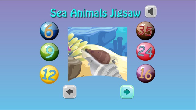 Sea Animals Jigsaw Puzzle for Kids(圖1)-速報App