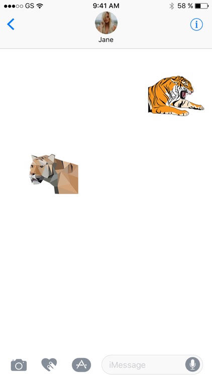 Tiger Two Sticker Pack