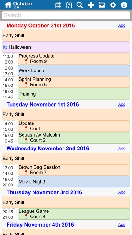 myCal 2: eventium Calendar & Event Organizer