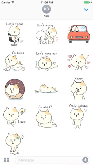 Selena The Embarrassing Cat English Stickers(圖3)-速報App