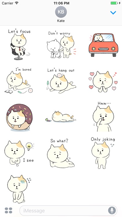 Selena The Embarrassing Cat English Stickers