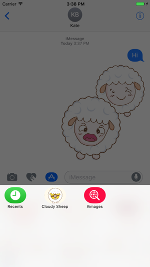 Cloudy Sheep Stickers(圖2)-速報App